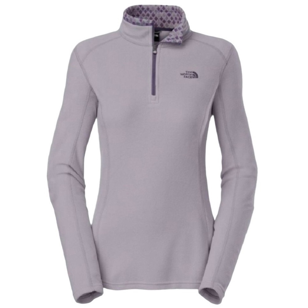 The North Face Glacier 1/4 Zip Fleece - Dapple Grey/Greystone Blue‌‌‌‌‌‌‌‌‌‌